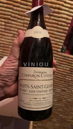 Bourgogne Nuits-saint-georges Premier Cru Domaine Confuron-Cotetidot Les Vignes Rondes 2011
