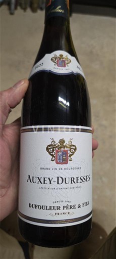 Bourgogne Auxey-duresses Dufouleur Père & Fils 2022
