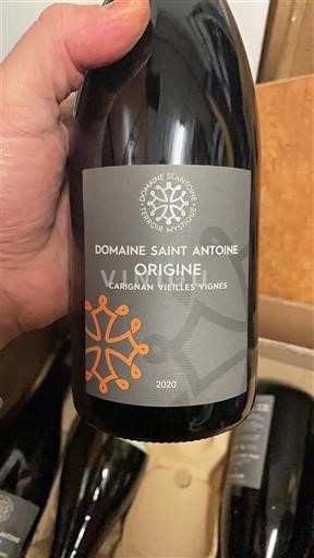Languedoc và Roussillon Coteaux d'Ensérune Domaine Saint Antoine Origine 2020