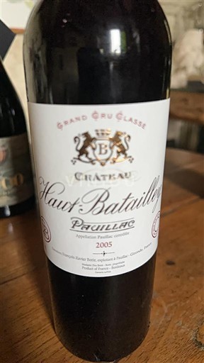 Bordeaux Pauillac Grand Cru Château Haut-Batailley 2005