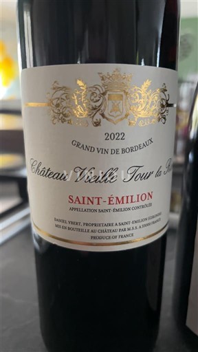 Bordeaux Saint-Émilion Château Vieille Tour la Rose 2022