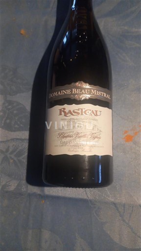 Thung lũng Rhône Rasteau Domaine Beau Mistral Sélection Vieilles Vignes 2022