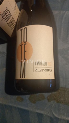Champaña Champán A. Leconte Totem Sin añada