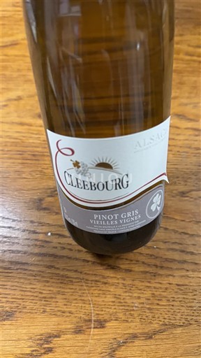Elzas Cleebourg Pinot Gris Vieilles Vignes 2019