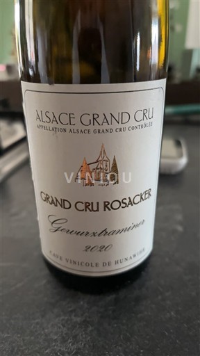 Alsace Không được chỉ định Grand Cru Cave Vinicole de Hunawihr Gewurztraminer 2020