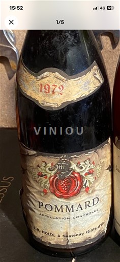 Bourgogne Pommard Roux 1972