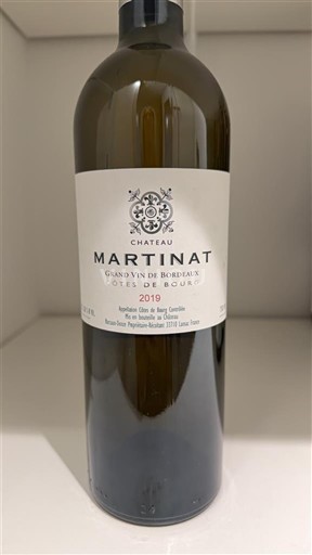 Bordeaux Côtes-de-bourg Château Martinat 2019