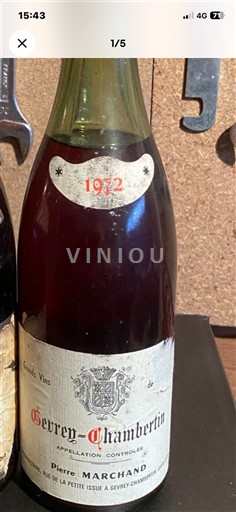 Bourgogne Gevrey-chambertin Pierre Marchand 1972