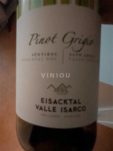 Trentino-Sydtyrol Ikke specificeret Eisacktal Valle Isarco Pinot Grigio Ikke årgangsbestemt