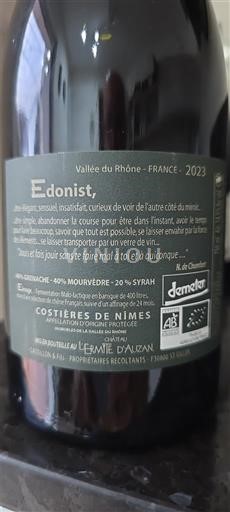 Valle del Rodano Costières di Nîmes L'Ermite d'Auzan Édonist 2023