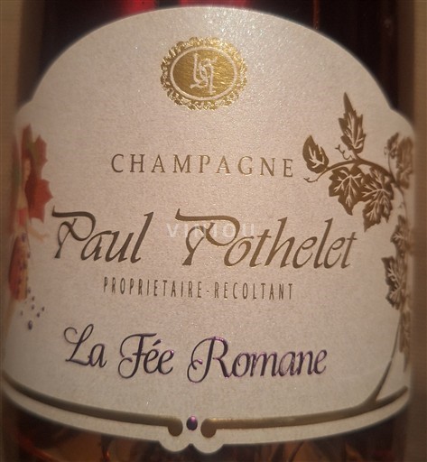 Champagne Paul Pothelet La fée Romane Icke årgångsbetecknad