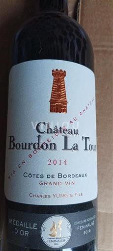 Bordeaux Côtes-de-Bordeaux Château Bourdon La Tour 2014
