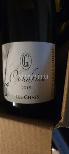 Vallée du Rhône Condrieu Vignobles Chirat Les Chays 2018