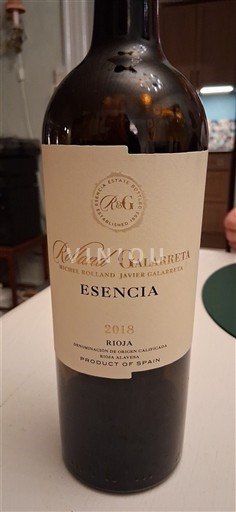 La Rioja Rioja Rolland & Galarreta Esencia 2018
