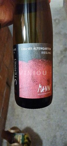 Alsacia Mann Lieu-dit Altengarten Sin añada