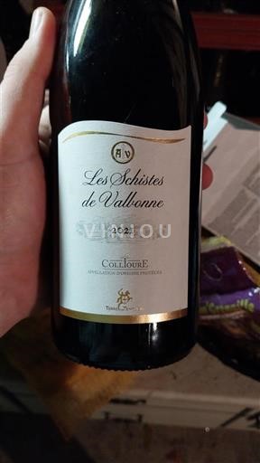 Roussillon Collioure Terres Plurielles Les Schistes de Vallbonne 2021