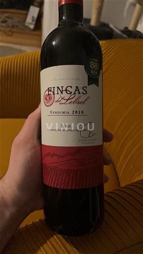 Rioja Fincas de Lebrel Vendimia 2018