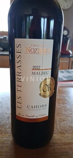Sydväst Cahors Château Nozières Les Terrasses 2022
