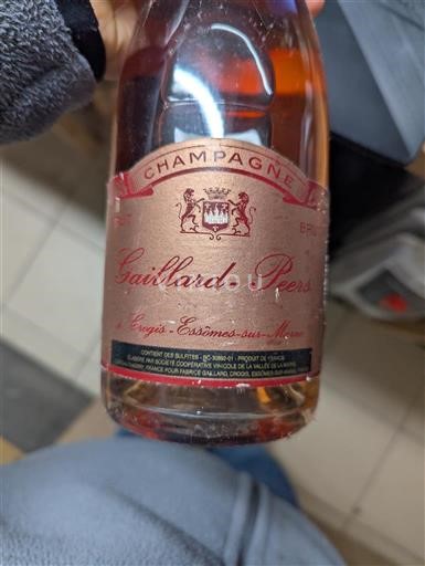 Champagne Gaillard-Peers Icke årgångsbetecknad