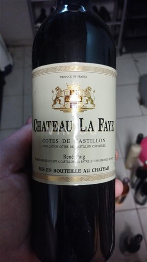 Bordeaux Không được chỉ định Château La Faye Không niên vụ
