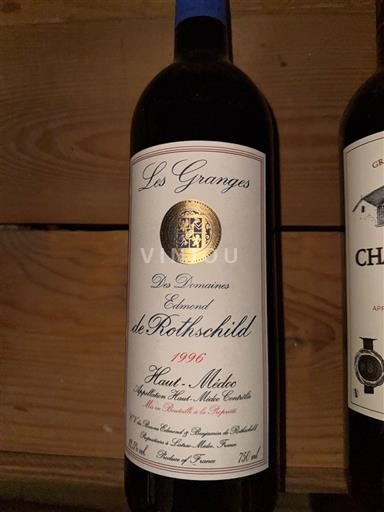 Bordeaux Haut-Médoc Domaine Les Granges des Domaines Edmond de Rothschild 1996