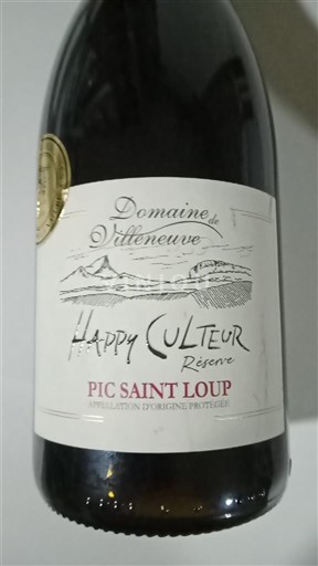 Langvedok Pic-saint-loup Domaine Villeneuve Happy Culteur Réserve 2023