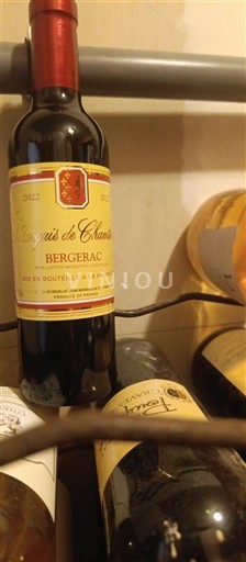 Víno Rouge sec Marquis de Chasse 2022 Francie Jihozápad Bergerac AOC