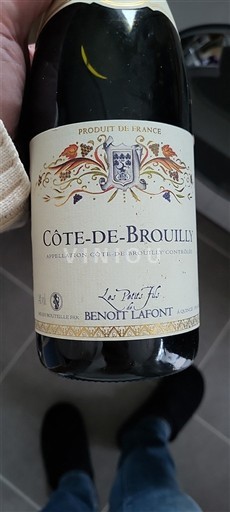 Beaujolais Côte-de-brouilly Benoît Lafont Les Près Fils 2020