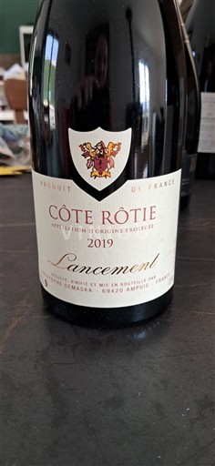 Rhônen laakso Côte-rôtie Domaine Levet Lancement 2019