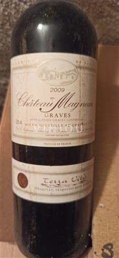 Bordeaux Graves Château Magneau Terra Vitis 2009