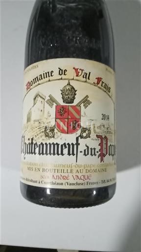 Thung lũng Rhône Châteauneuf-du-pape Domaine Val Frais 2014