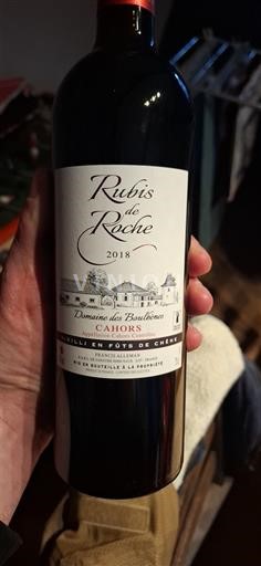 Sud-Ouest Cahors Domaine S Boulbènes Rubis de Roche 2018
