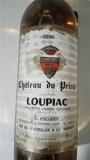 Bordeaux Loupiac Château Prieur 1990