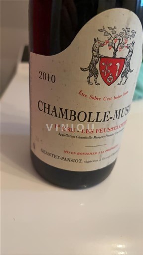Burgundy Chambolle-Musigny Premier Cru Geantet-Pansiot Les Feusselottes 2010