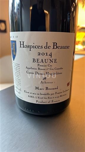 Burgundija Beaune Premier Cru Hospices de Beaune Dames Hospitalières 2014