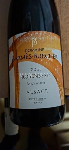 Alsacia Domaine Barmès-Buecher Rosenberg Sylvaner 2021
