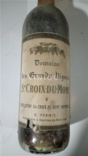 Bordeaux Sainte-Croix-Du-Mont Domaine S Grands Vignets 1980