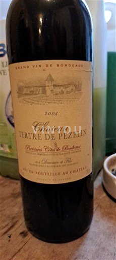 Bordeaux Những sườn đầu tiên của Bordeaux Château Tertre de Pezelin 2004