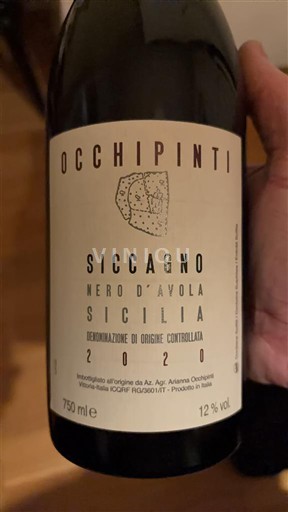 Sicílie Occhipinti Siccagno 2020