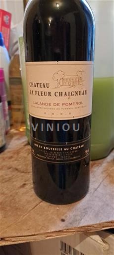 Bordeaux Lalande-de-Pomerol Château La Fleur Chaigneau 2008