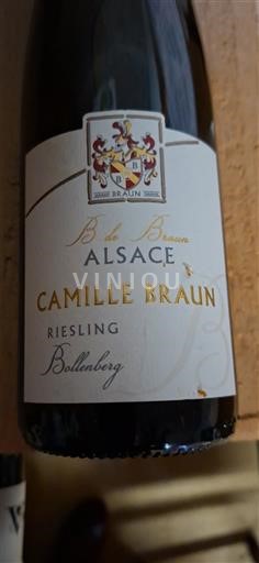 Alsace Riesling Camille Braun Bollenberg 2020