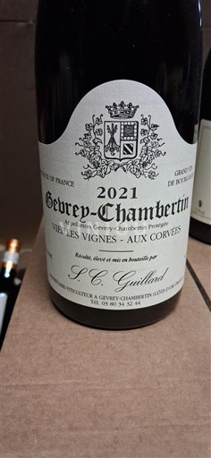 Bourgogne Gevrey-chambertin S.C. Guillard Vieilles Vignes - Aux Corvées 2021