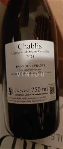 Bourgondië Chablis La Soeur Cadette 2024
