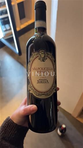 Vénétie Valpolicella Ripasso Poggio Siresa 2019