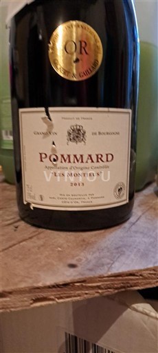Burgundy Pommard Château Pommard Les Monjots 2013