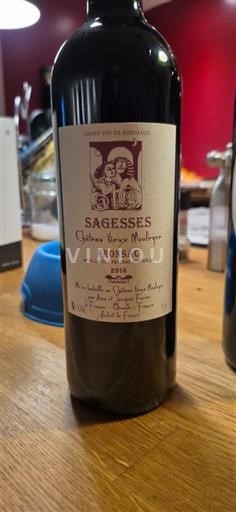 Bordeaux Fronsac Vieux Mougnac Sagesses 2016