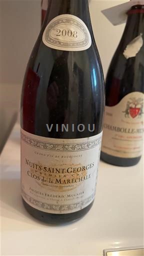 Bourgogne Nuits-saint-georges Jacques-Frédéric Mugnier Clos de la Maréchale 2008