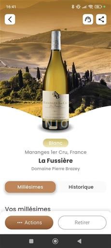 Borgogna Maranges Premier Cru Domaine Pierre Brazey La Fussière 2023