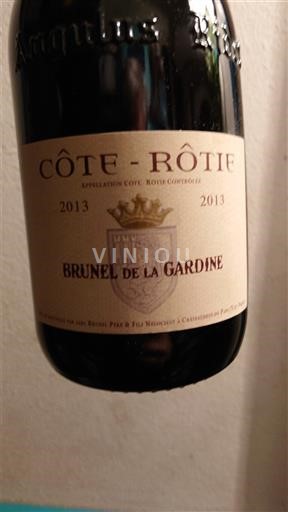 Thung lũng Rhône Côte-rôtie Brunel de la Gardine 2013