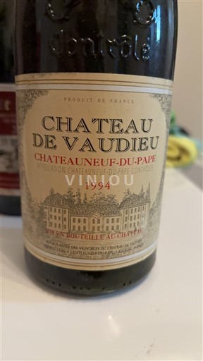 Thung lũng Rhône Châteauneuf-du-pape Château Vaudieu 1994